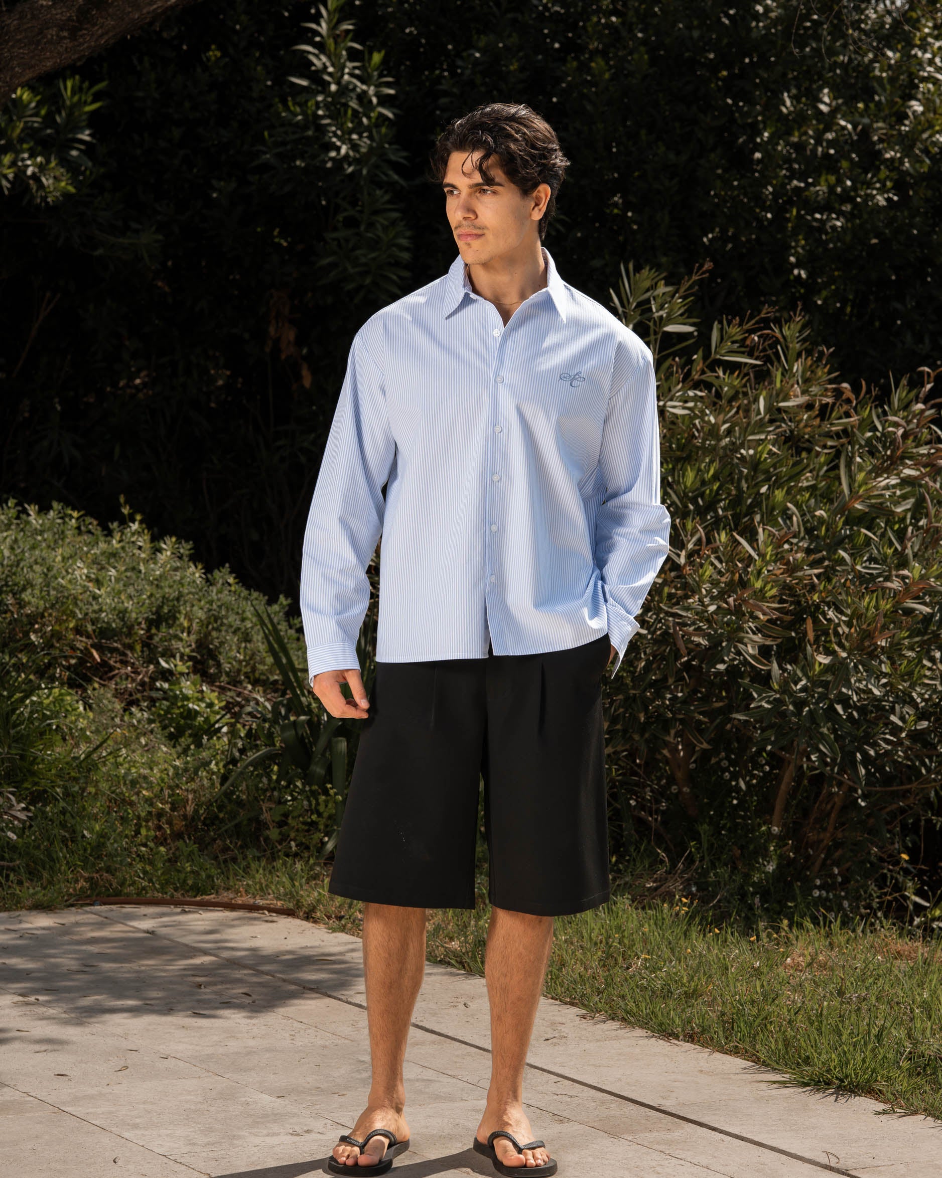 Oxford Longsleeve Shirt Blue Striped